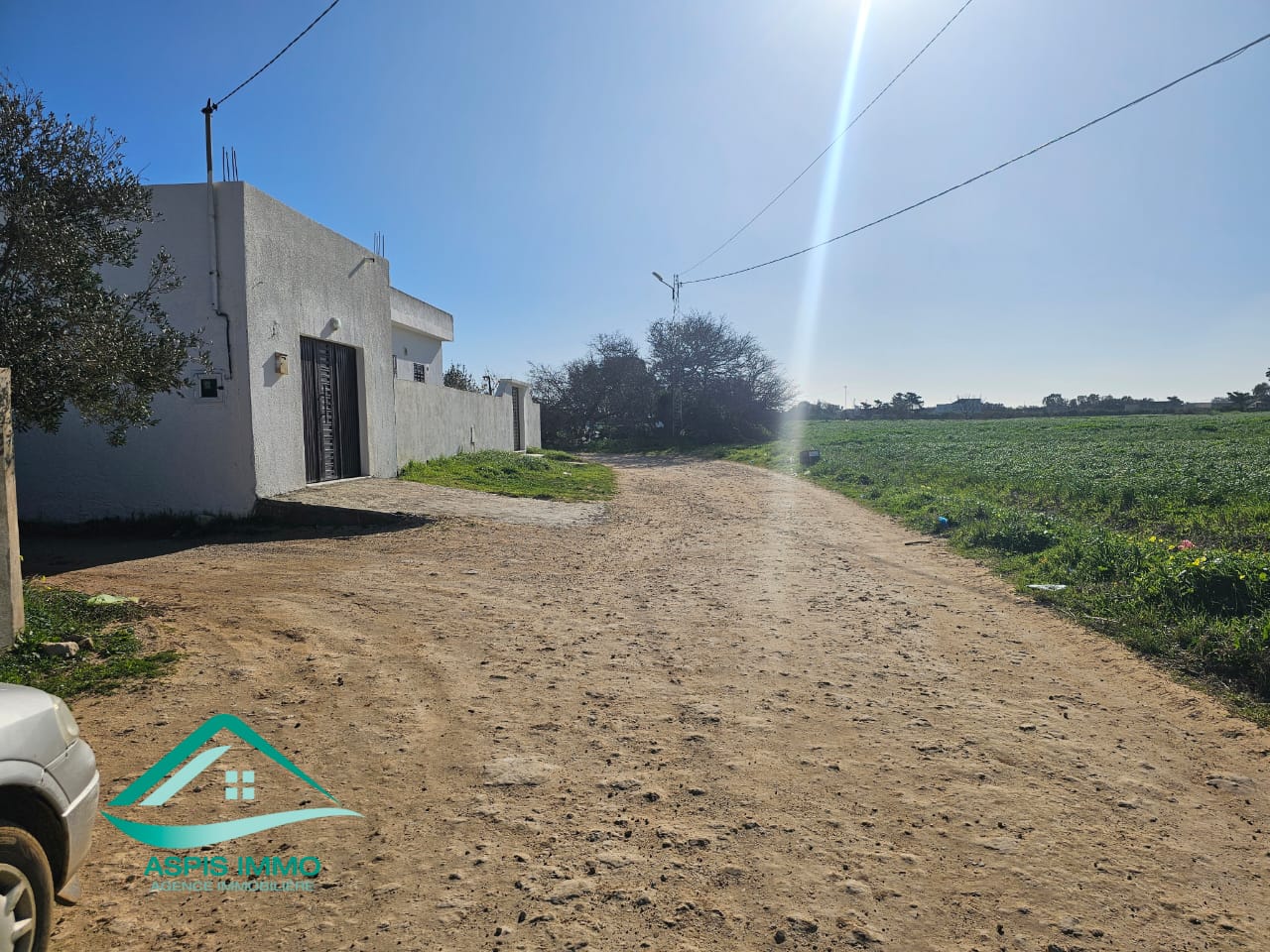 Kelibia Dar Allouche Vente Surfaces Terrain 800 m2  dar allouch