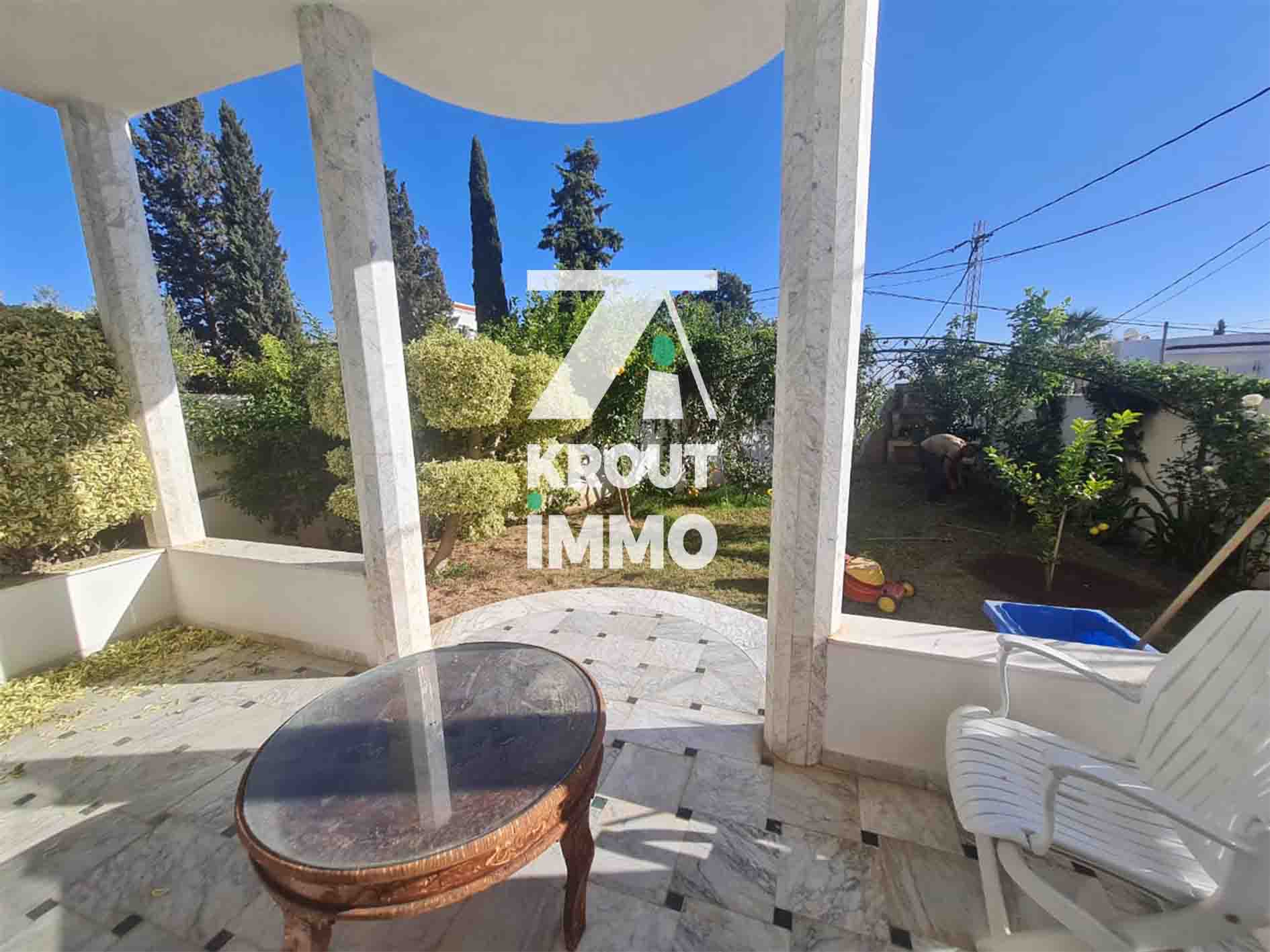 El Menzah El Manar 1 Vente Maisons Une merveilleuse villa de deux tage  manar 1