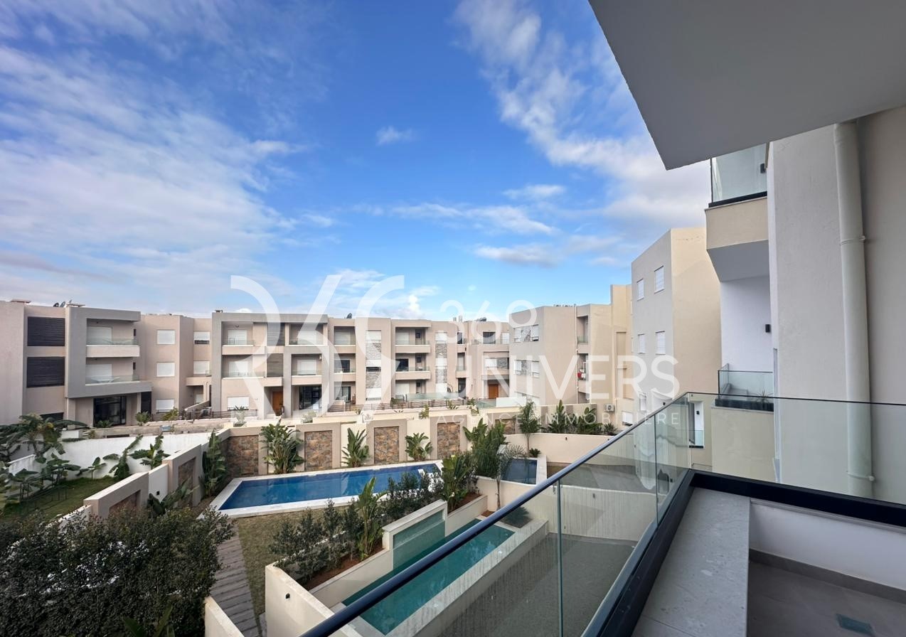 Ain Zaghouan Jardins de Carthage Vente Appart. 2 pices Appartement avec balcon au jardins de carthage