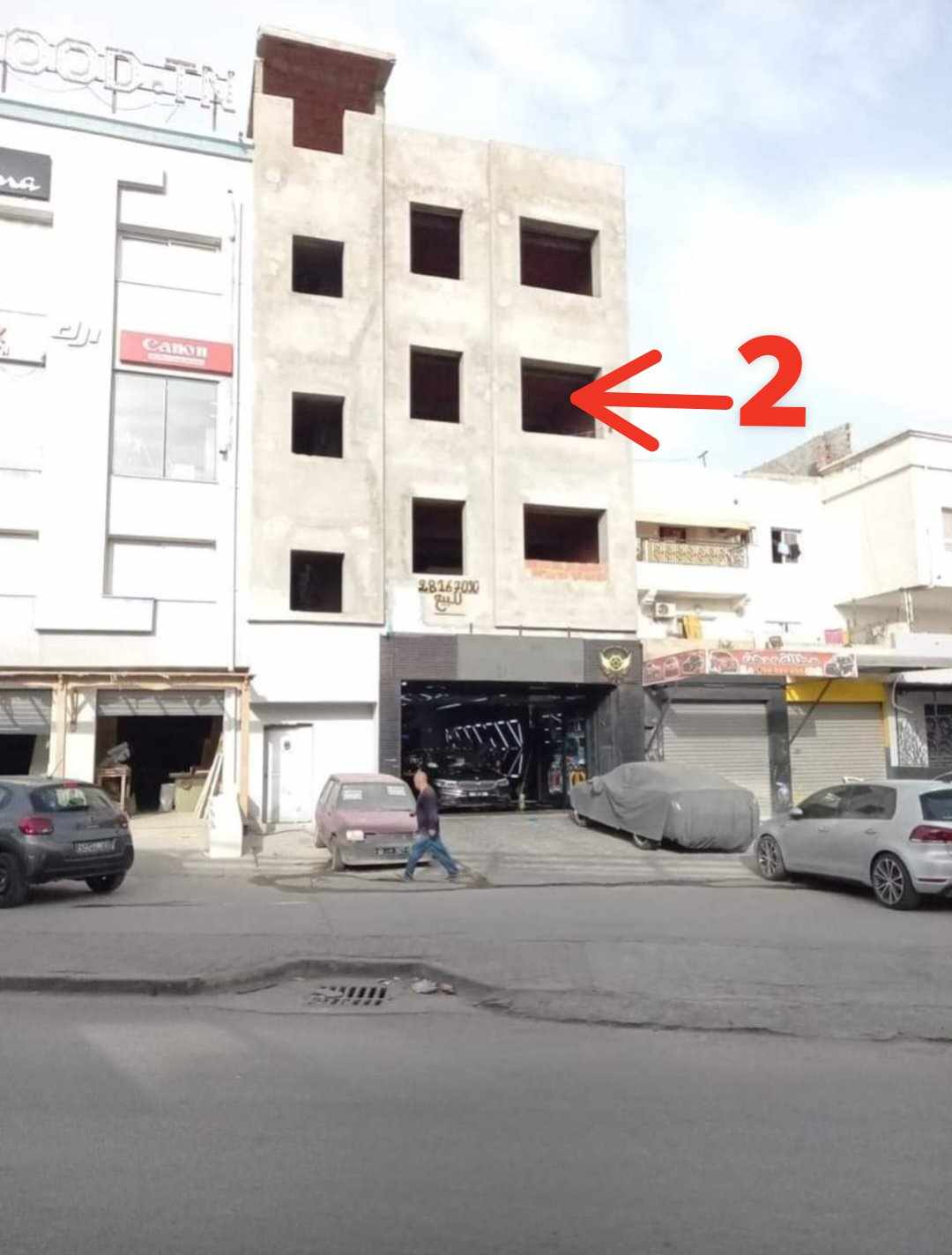 Le Bardo Khaznadar Vente Surfaces 2 me tage d'immeuble inacheve usage commercial