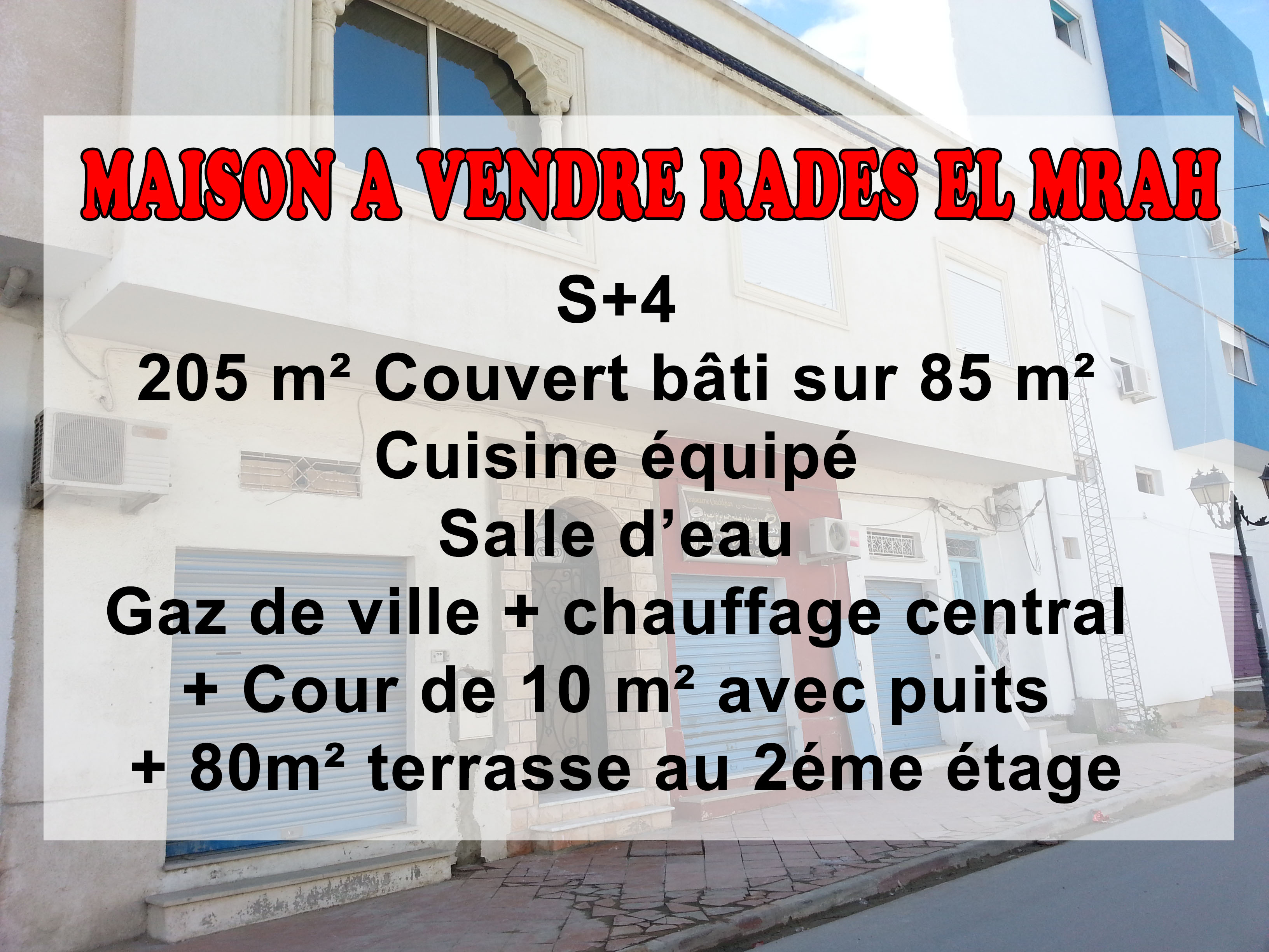 Vente Appart. 3 pices - Tunisie