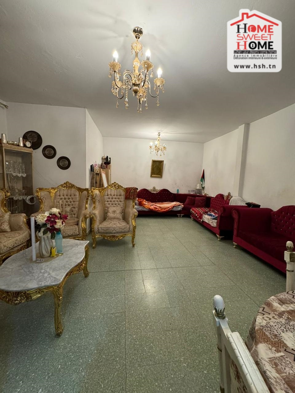 Le Bardo Ksar Said Vente Maisons Rdc de villa s3 vidane  ksar said