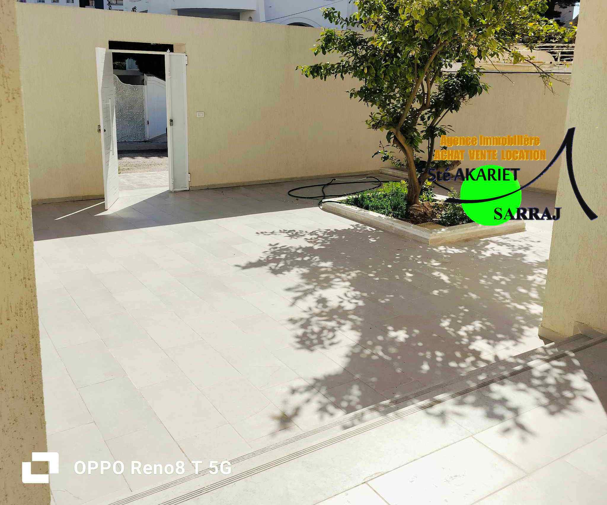 Sousse Jaouhara Khezama Ouest Vente Maisons Villa plain pied  khzema prs caf el classico
