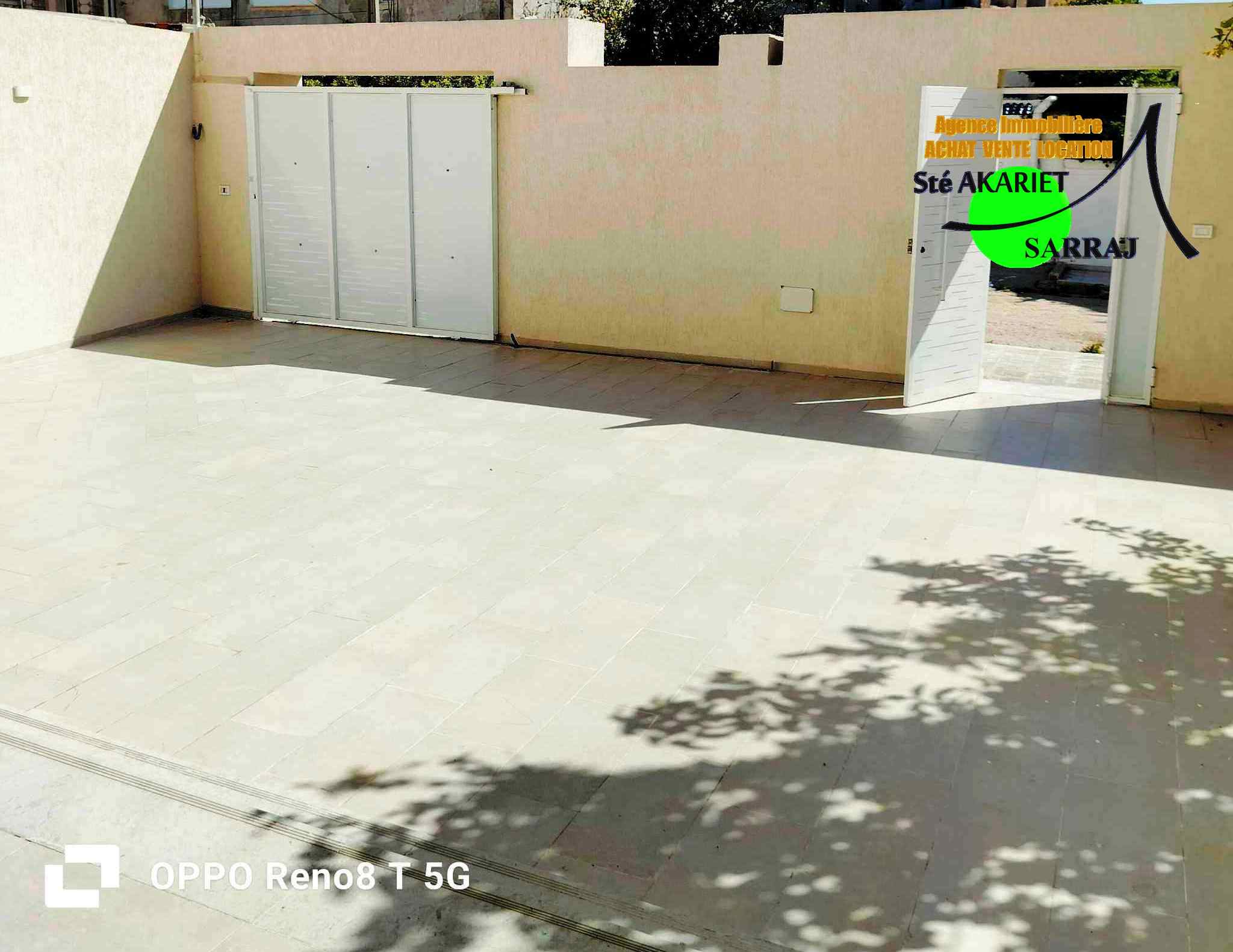 Sousse Jaouhara Khezama Ouest Vente Maisons Villa plain pied  khzema prs caf el classico