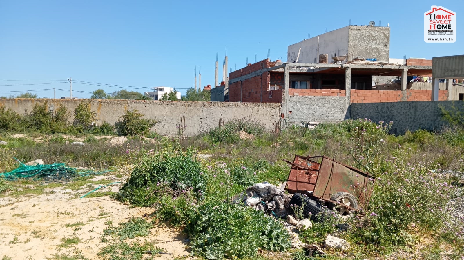 Raoued Cite Chaker Vente Surfaces Terrain villa  flora  raoued
