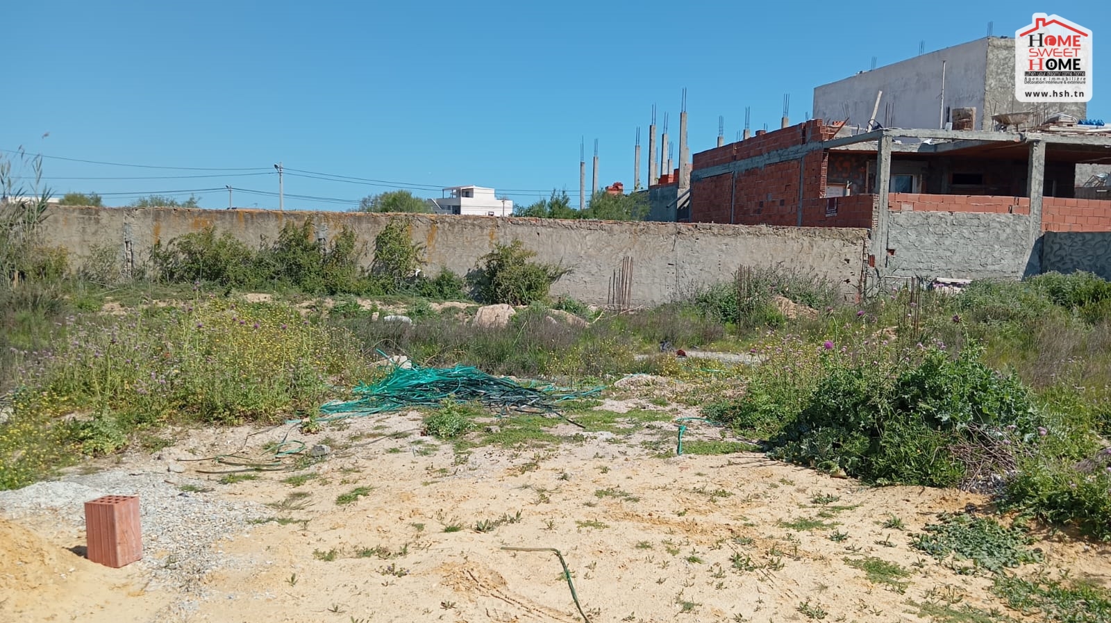 Raoued Cite Chaker Vente Surfaces Terrain villa  flora  raoued