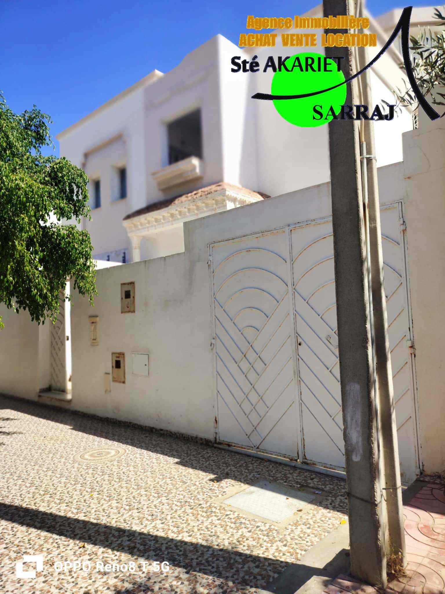Sousse Jaouhara Sahloul Vente Maisons Occasion de villa sur la route principale sahloul
