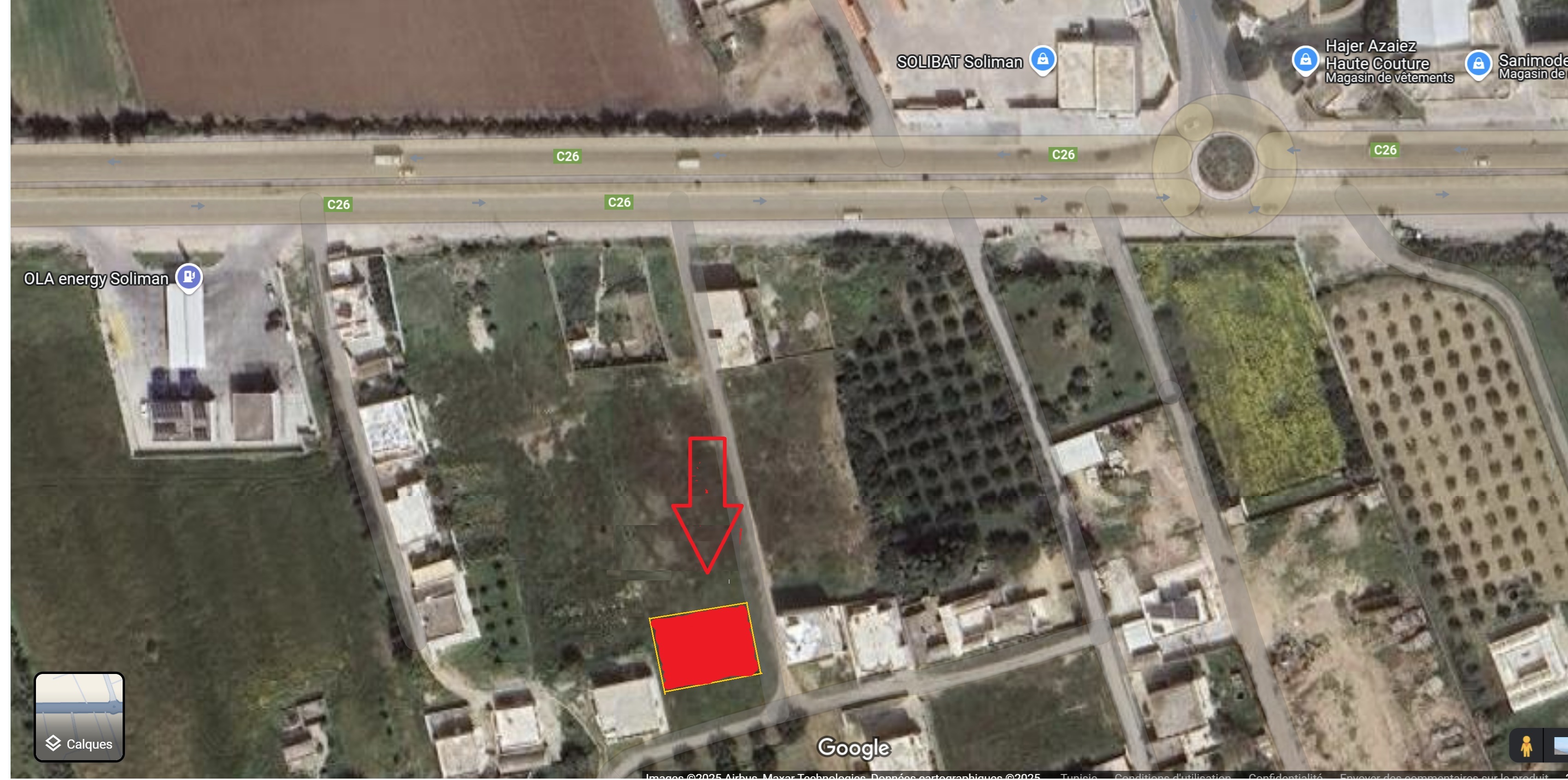 Vente Surfaces - Tunisie