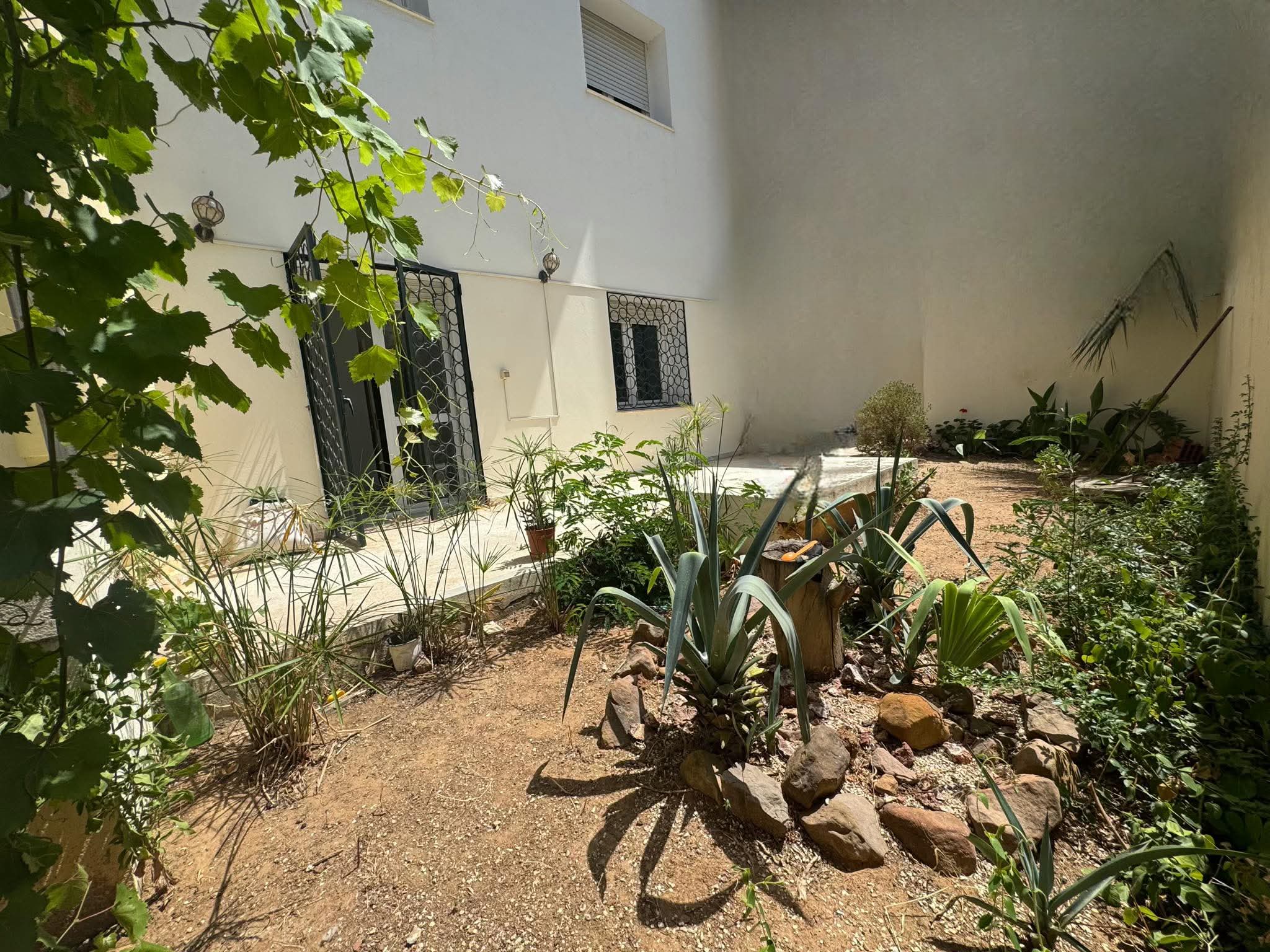 Ariana Ville El Menzah 7 Vente Appart. 3 pices S2 rdc avec jardin 340 md