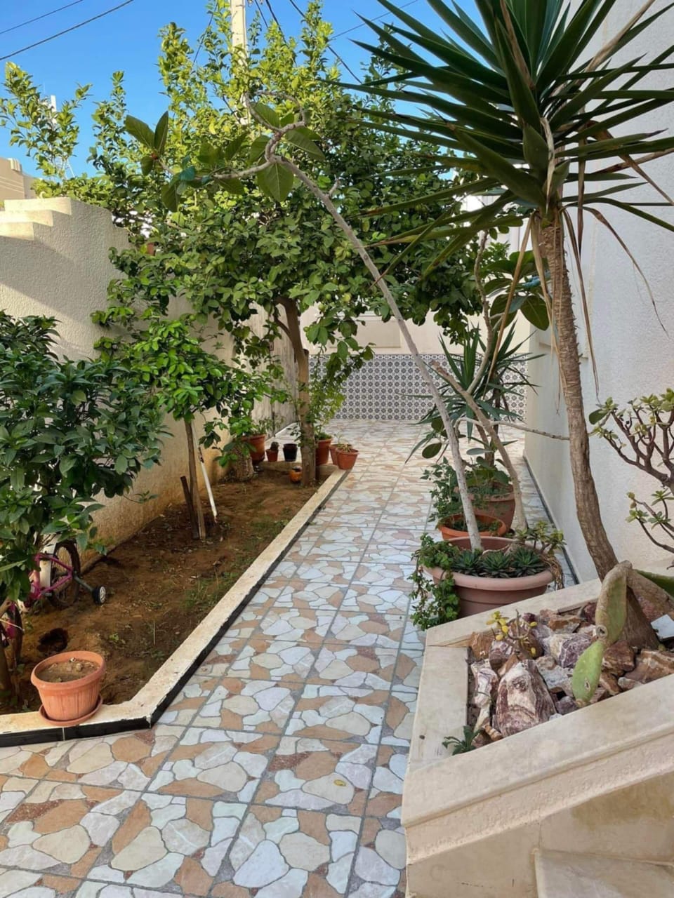 Sousse Jaouhara Sahloul Vente Maisons Villa rdc et cave  sahloul3 prte  habiter