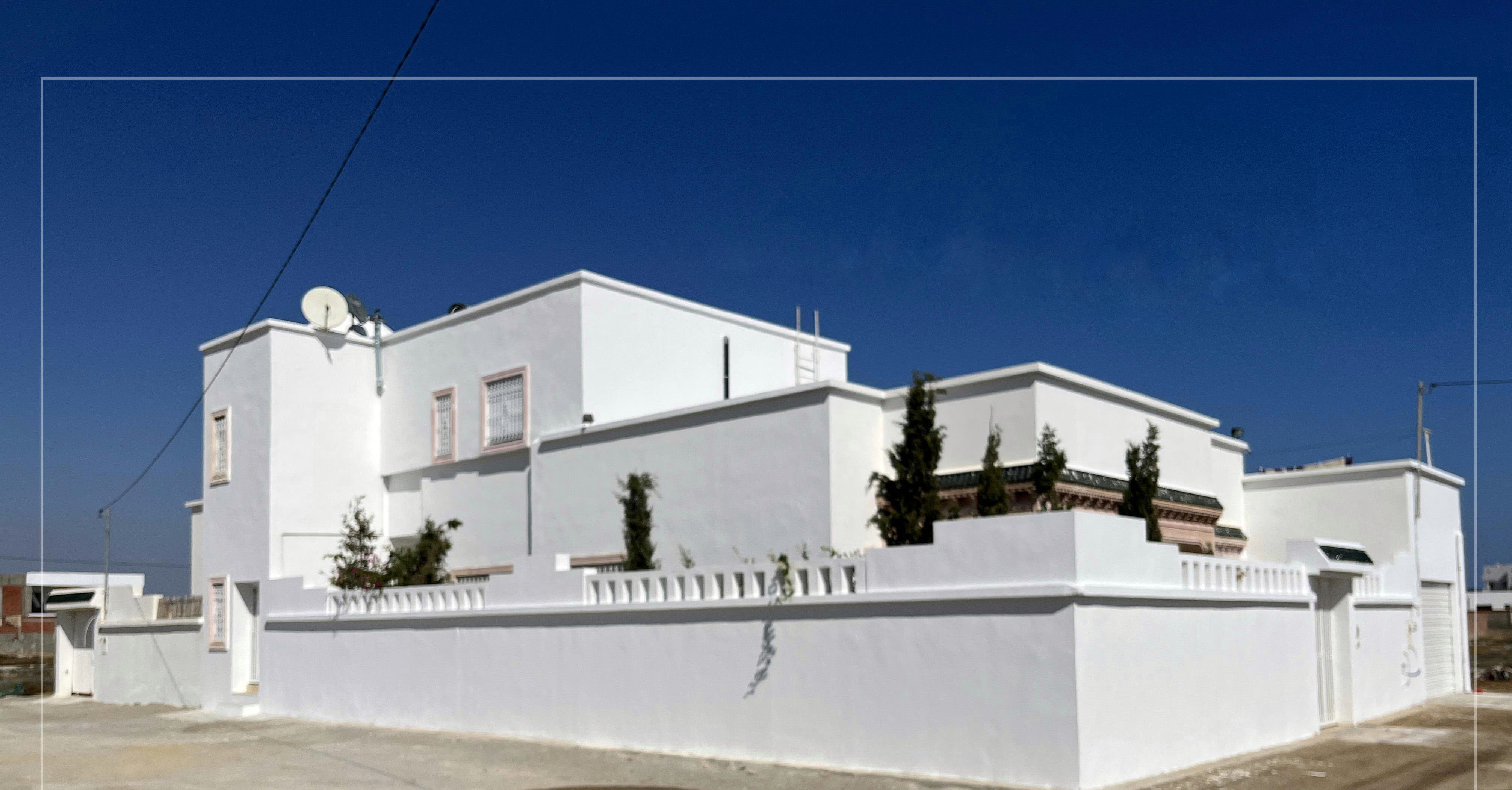 Hammamet Zone Hoteliere Vente Maisons Villa s3 et maison s2 10min de hammamet sud