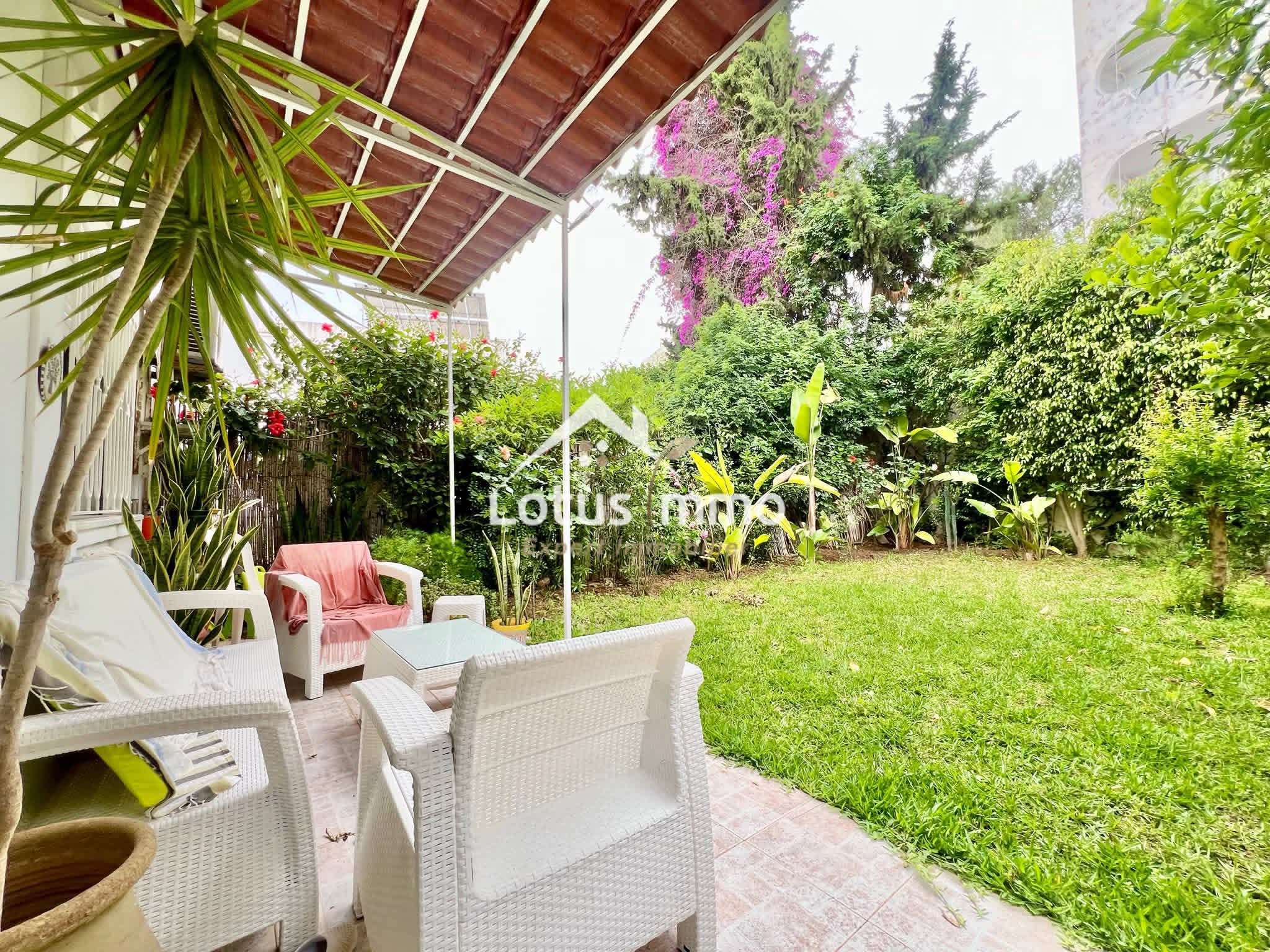 El Menzah El Manar 2 Vente Appart. 4 pices S3 avec jardin  el manar 2