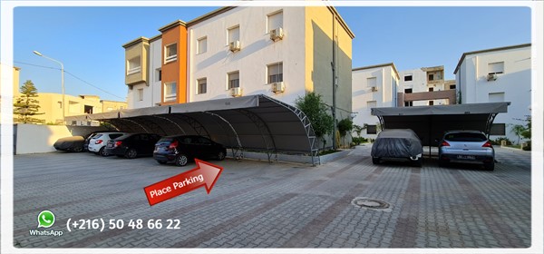 Hammam Chatt Borj Cedria Vente Appart. 5 pices+ Appart h standing de 111 m2 au 1er t  260 md