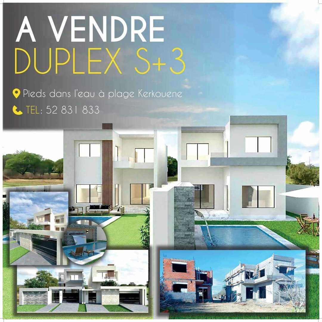 Kelibia Kerkouane Vente Maisons Villas indpendants avec piscine  kerkouane