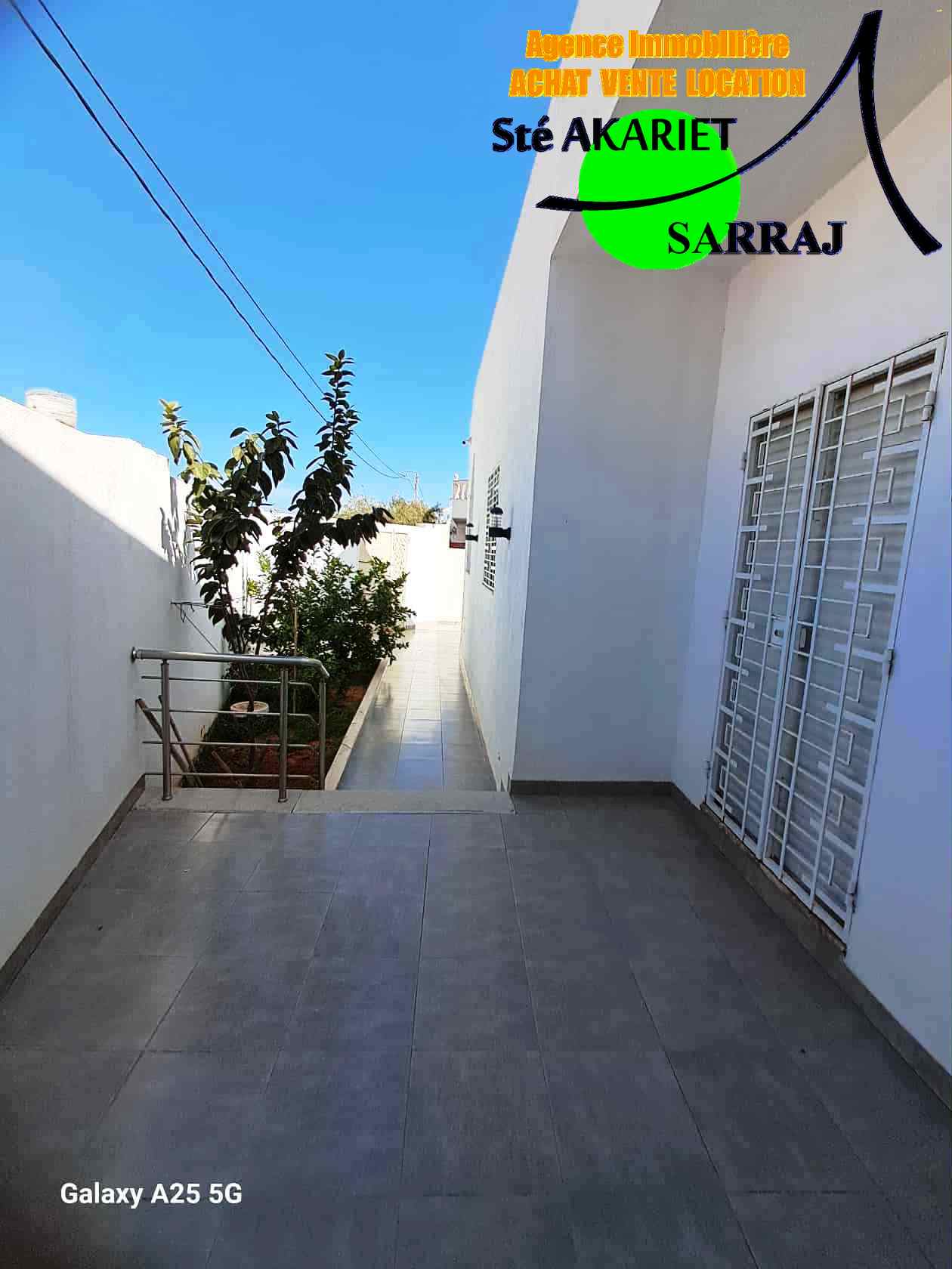 Sousse Jaouhara Khezama Ouest Vente Maisons Nouvelle villa  khzema ouest pas loin hamadi abid