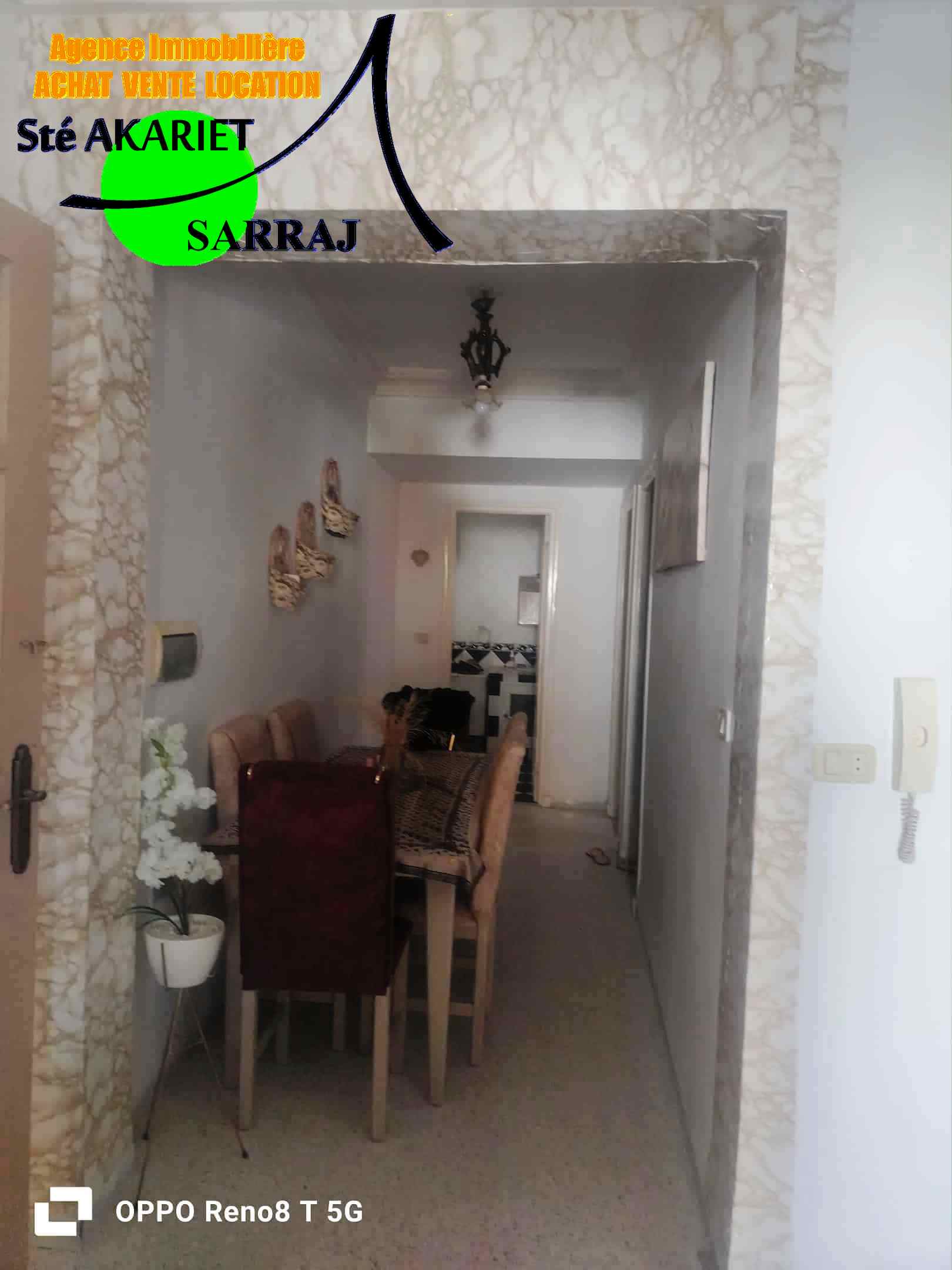 Sousse Ville Sousse Corniche Vente Appart. 3 pices Appartement s2 prs la poste de corniche sousse