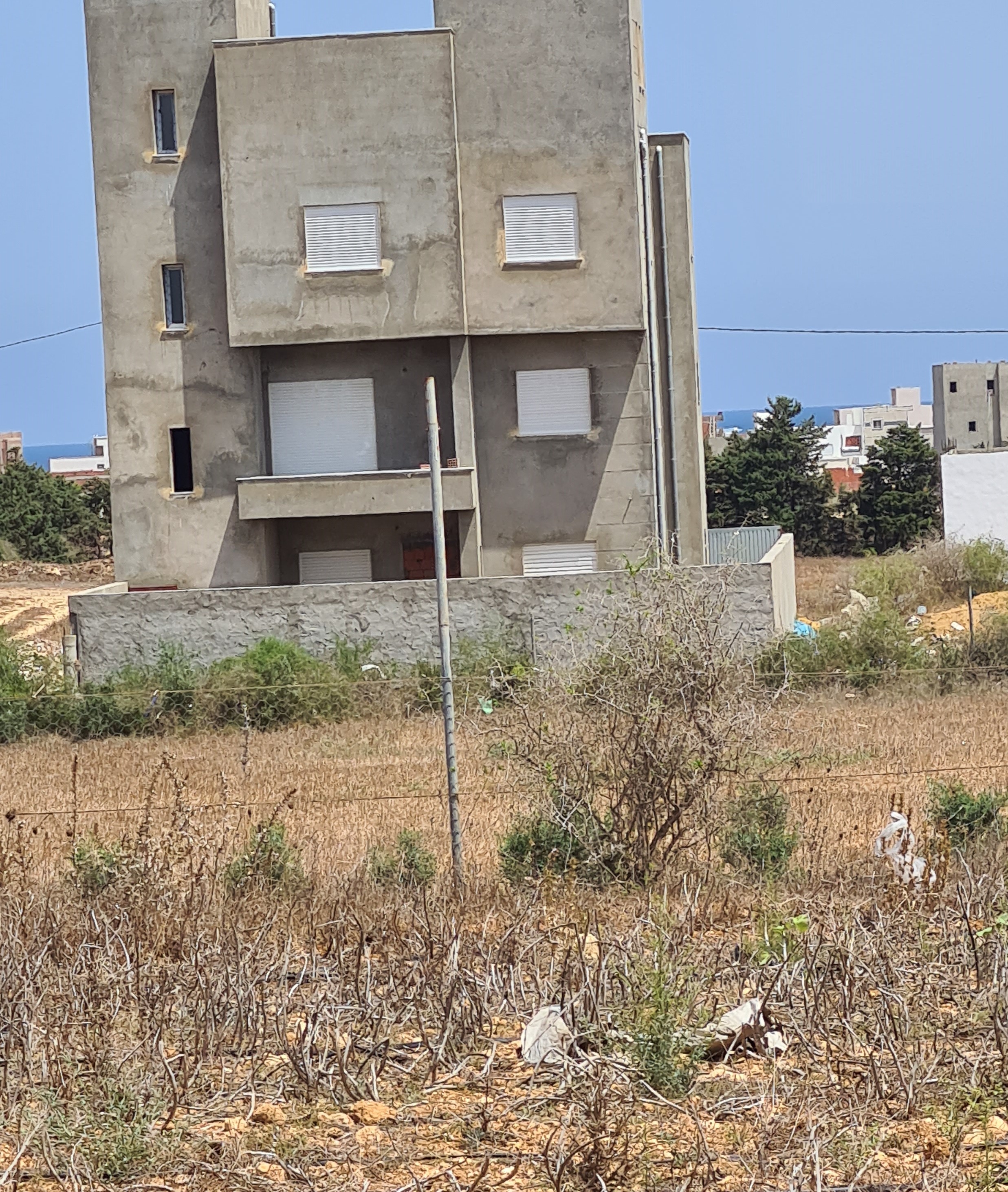 Kelibia Dar Allouche Vente Surfaces Terrain de avec vue panoramique mer et montagne