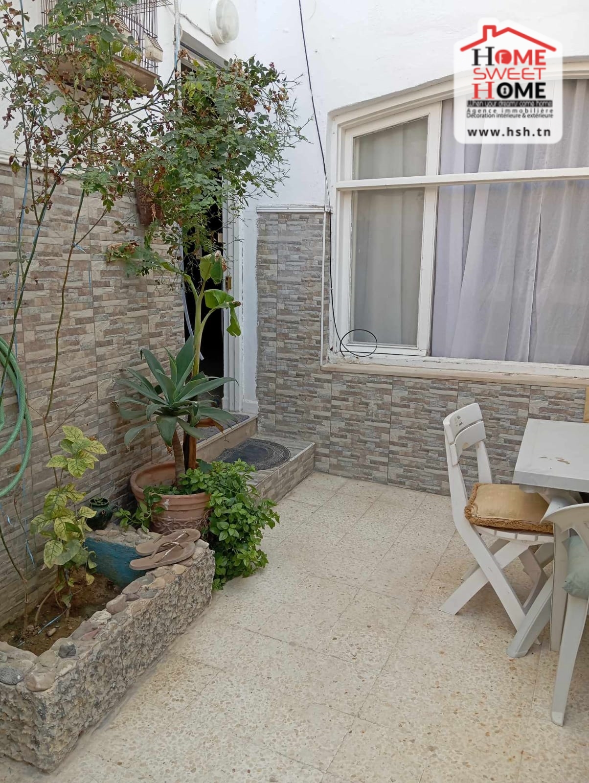 La Marsa&nbsp;Marsa Erriadh&nbsp;Vente&nbsp;Appart. 3 pi�ces&nbsp;Rdc de villa marseille � cit� rabie la marsa