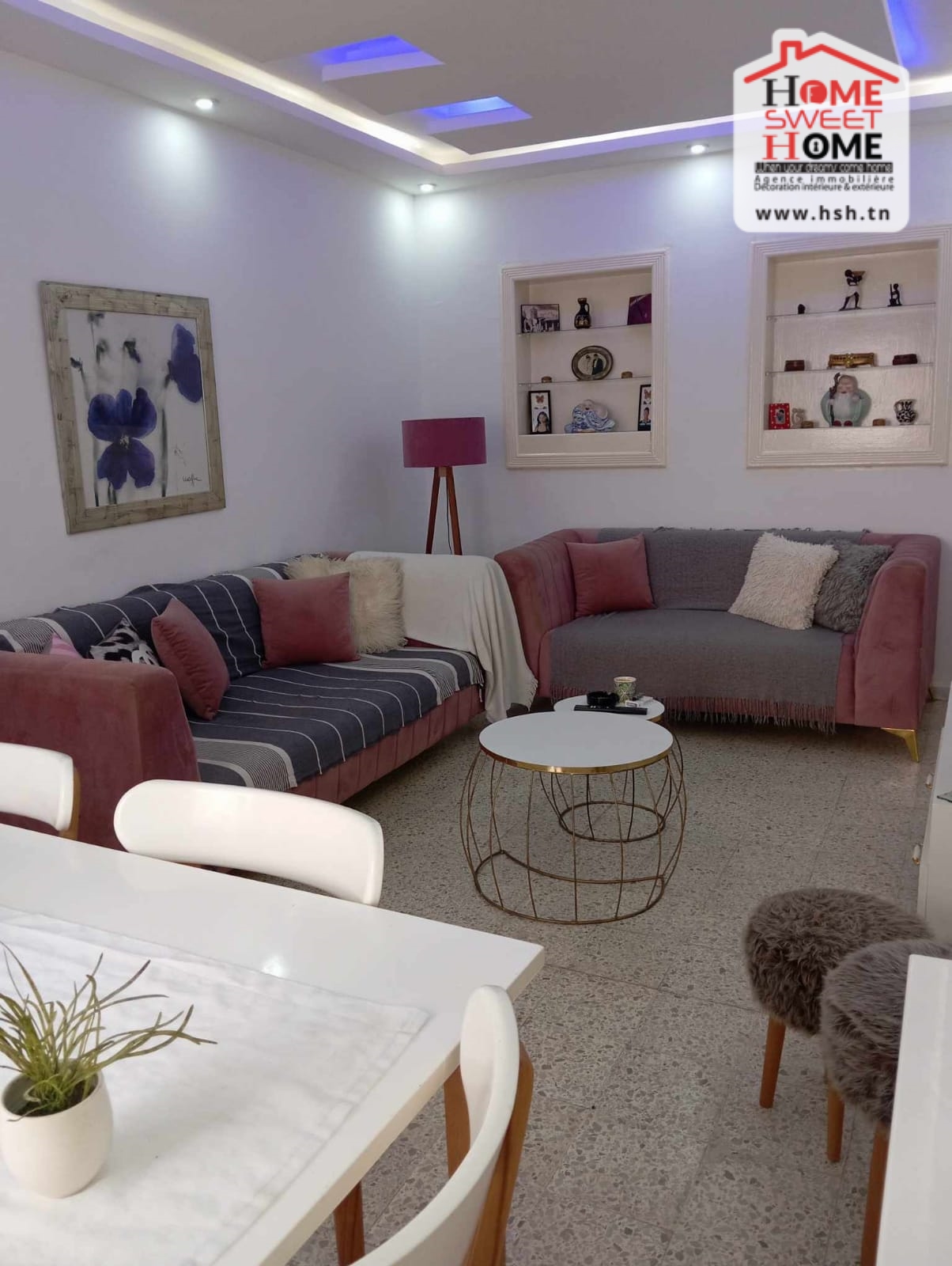 La Marsa&nbsp;Marsa Erriadh&nbsp;Vente&nbsp;Appart. 3 pi�ces&nbsp;Rdc de villa marseille � cit� rabie la marsa