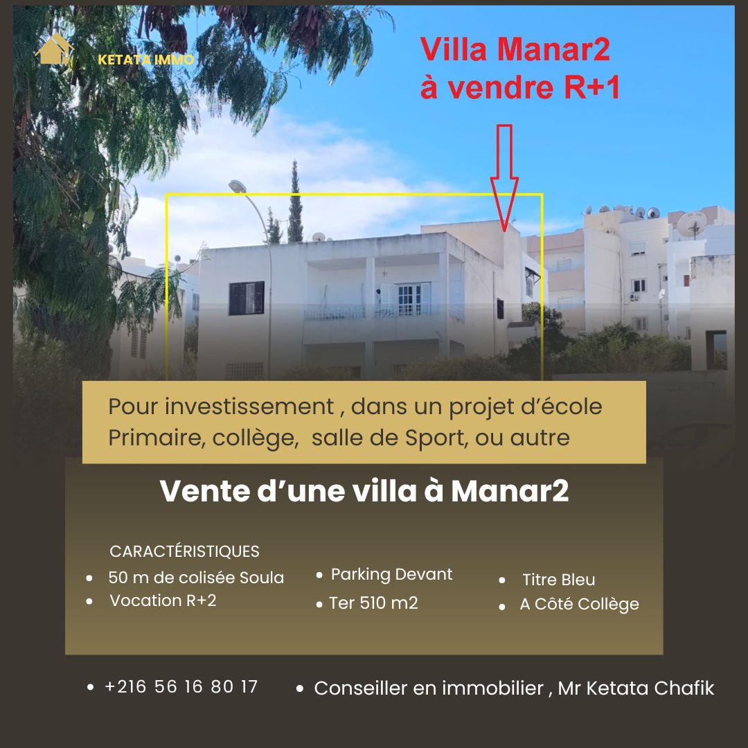 Vente&nbsp;Maisons - Tunisie