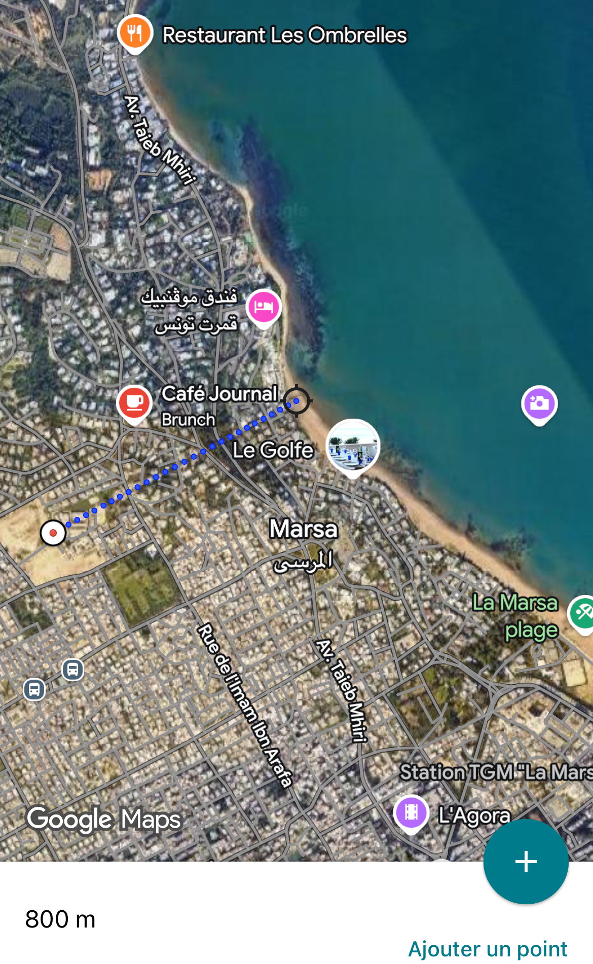 La Marsa&nbsp;Marsa Erriadh&nbsp;Vente&nbsp;Surfaces&nbsp;Occasion rare � la marsa proche gammart sup